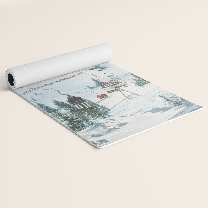 Bridger Skiing Yoga Mat Gallery Image 2