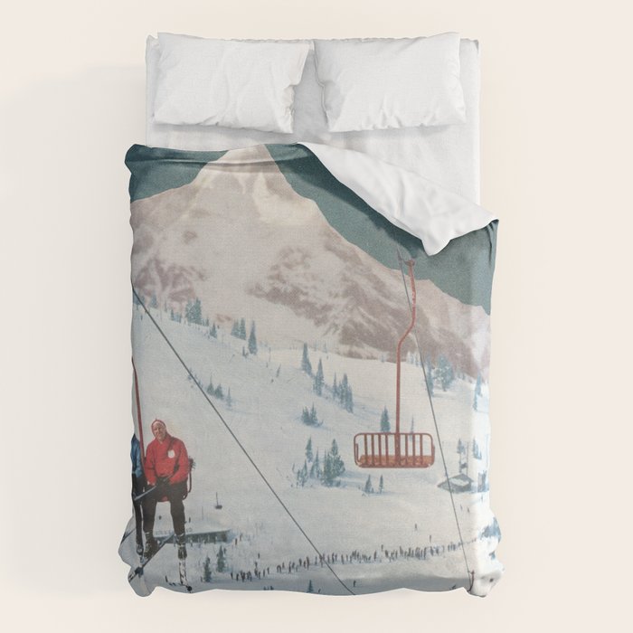 Bridger Skiing Duvet Cover Gallery Image 6
