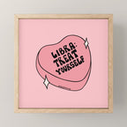 Libra Conversation Heart Mini Art Print Gallery Image 1