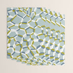 City life connections blue teal Wrapping Paper Gallery Image 3