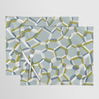 City life connections blue teal Placemat Gallery Image 1