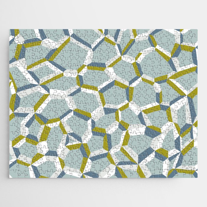 City life connections blue teal Jigsaw Puzzle Gallery Image 1