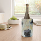 Shiner the Golden Retriever Portrait Wine Chiller Gallery Image 4