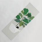 Cat and Plant 73: I got a Whale! Yoga Mat Gallery Image 1