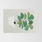 Cat and Plant 73: I got a Whale! Rug Gallery Image 2