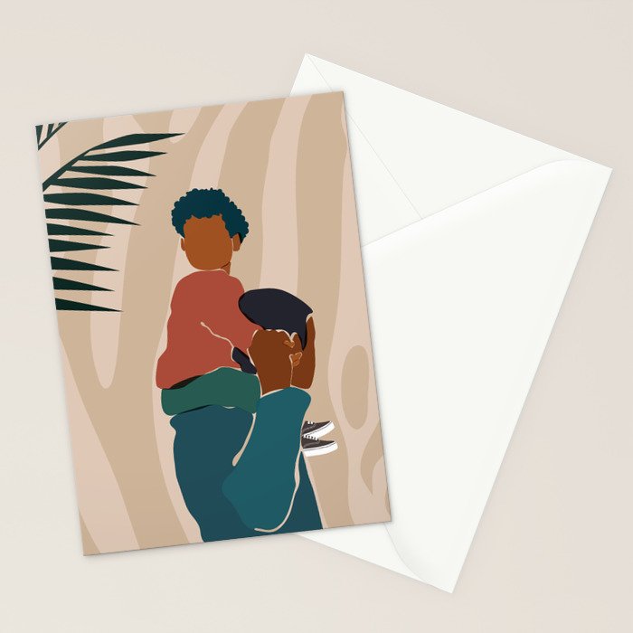 Black Dads Matter Stationery Card Gallery Image 2