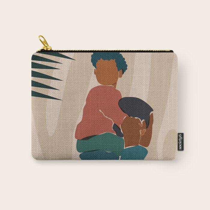 Black Dads Matter Carry All Pouch Gallery Image 1