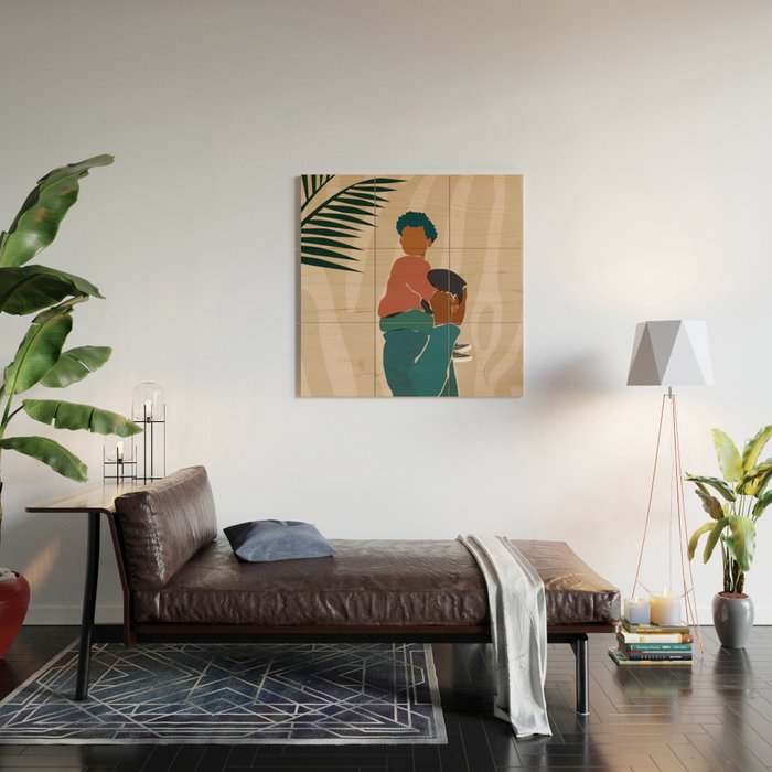 Black Dads Matter Wood Wall Art Gallery Image 2