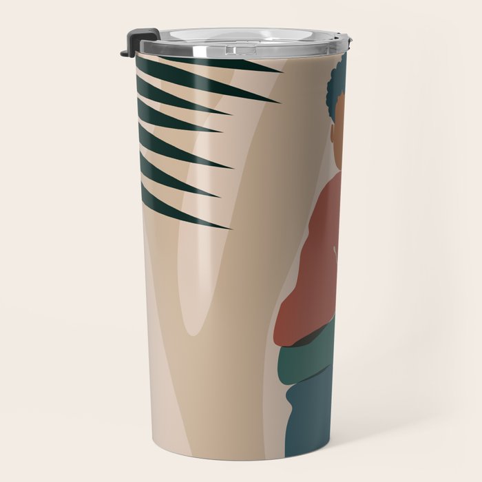 Black Dads Matter Travel Mug Gallery Image 3