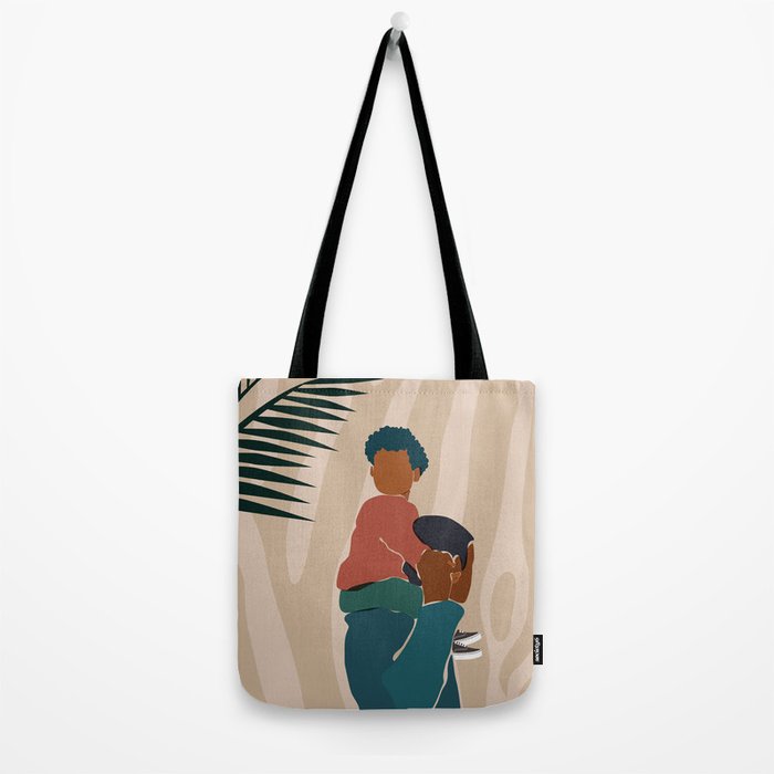 Black Dads Matter Tote Bag Gallery Image 2