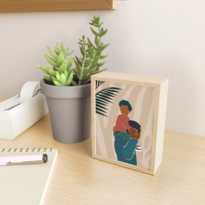Black Dads Matter Mini Art Print Gallery Image 2