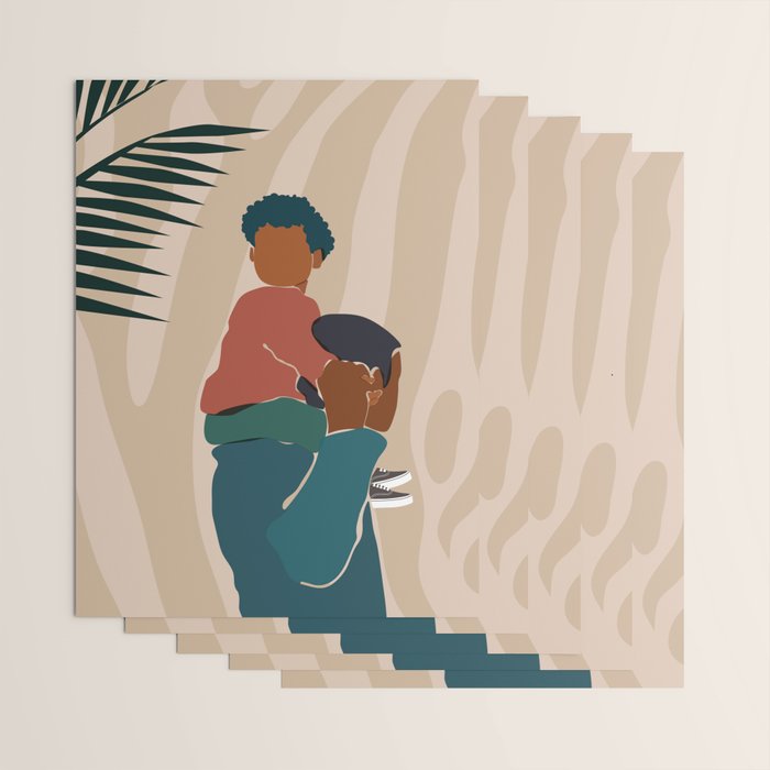 Black Dads Matter Wrapping Paper Gallery Image 3