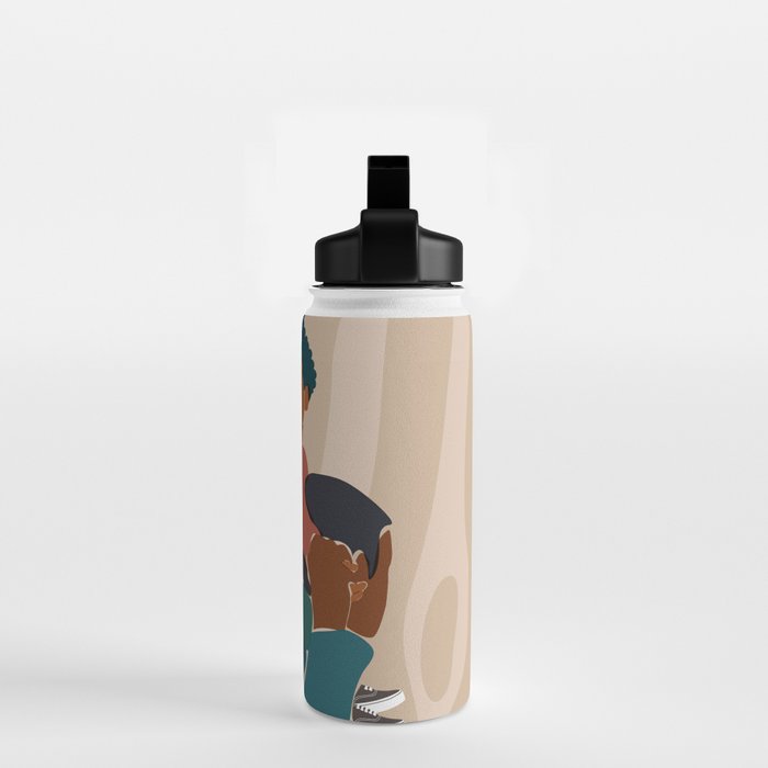 Black Dads Matter Water Bottle Gallery Image 2