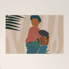 Black Dads Matter Welcome Mat Gallery Image 1