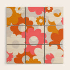 flower power, 1960 Wood Wall Art Gallery Image 1