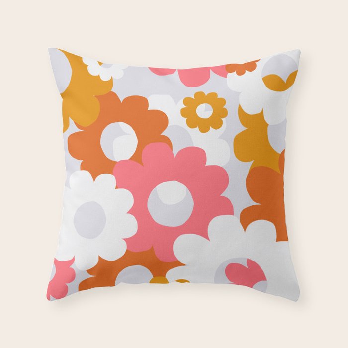 flower power, 1960 Throw Pillow Gallery Image 6