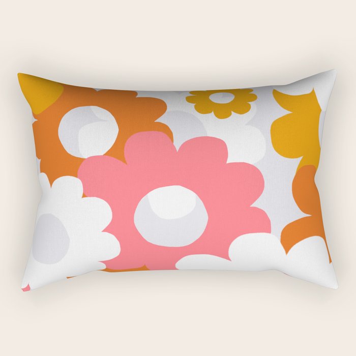 flower power, 1960 Rectangular Pillow Gallery Image 1