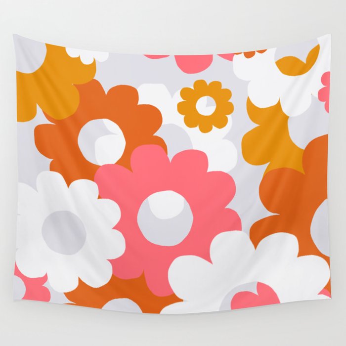 flower power, 1960 Wall Tapestry Gallery Image 4