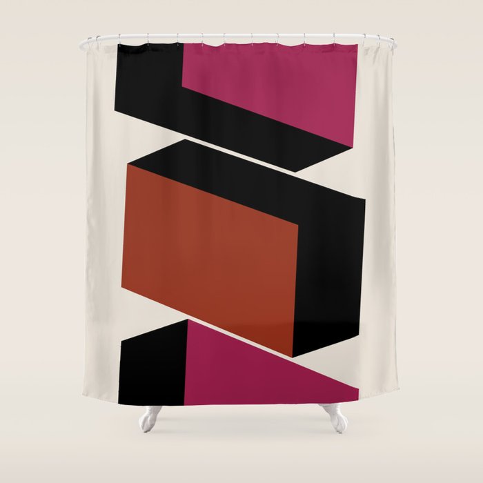 Modernist Objects VI Shower Curtain Gallery Image 1