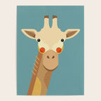Giraffe, Animal Portrait Poster Gallery Image 4