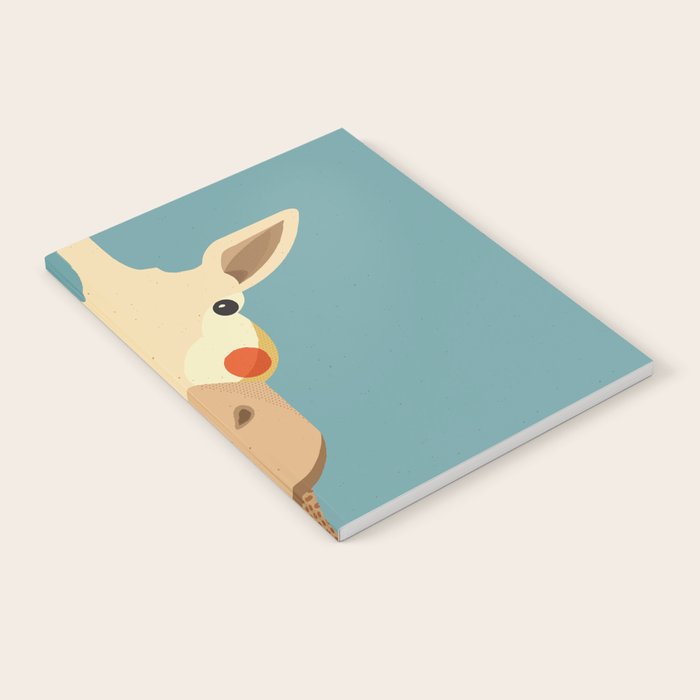 Giraffe, Animal Portrait Notebook Gallery Image 1