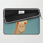 Giraffe, Animal Portrait Laptop Sleeve Gallery Image 2