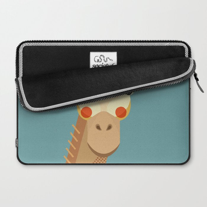 Giraffe, Animal Portrait Laptop Sleeve Gallery Image 2