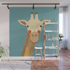 Giraffe, Animal Portrait Wall Mural Gallery Image 1