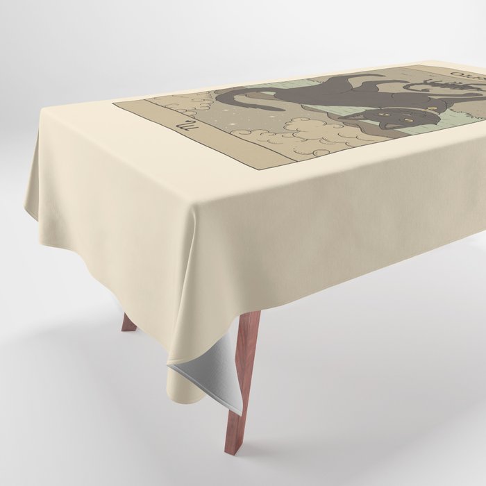 Scorpio Cat Tablecloth Gallery Image 1