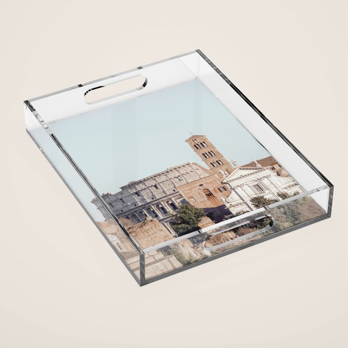 View of Ancient Rome Acrylic Tray Gallery Image 1