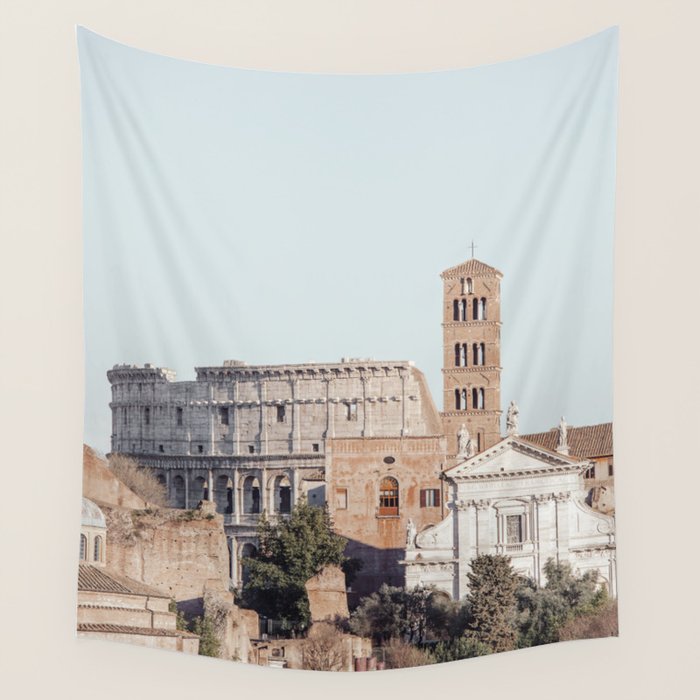 View of Ancient Rome Wall Tapestry Gallery Image 4