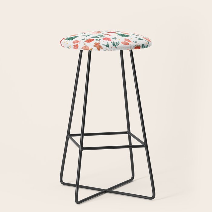Holiday essentials illustration Stool Gallery Image 1