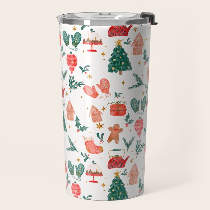 Holiday essentials illustration Travel Mug Gallery Image 2
