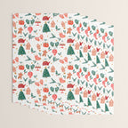 Holiday essentials illustration Wrapping Paper Gallery Image 3