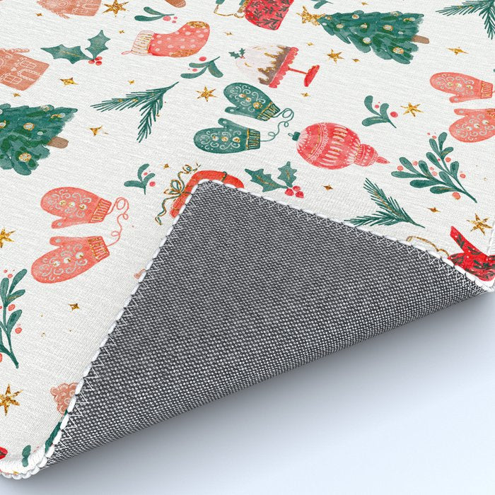 Holiday essentials illustration Rug Gallery Image 4
