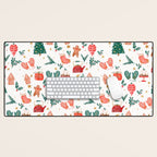 Holiday essentials illustration Desk Mat Gallery Image 1