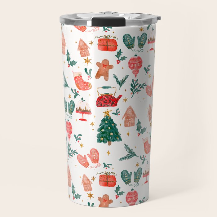 Holiday essentials illustration Travel Mug Gallery Image 1