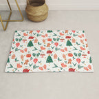 Holiday essentials illustration Rug Gallery Image 1