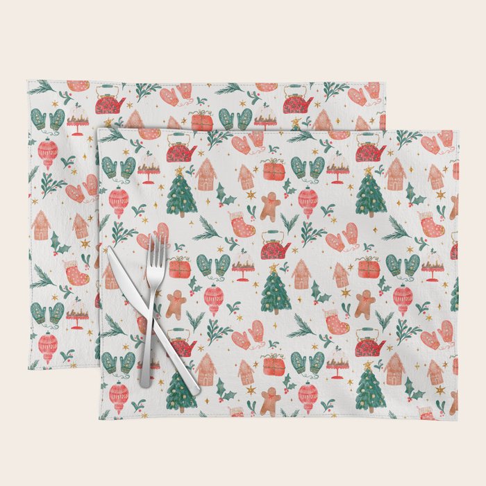 Holiday essentials illustration Placemat Gallery Image 1