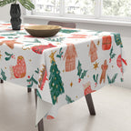 Holiday essentials illustration Tablecloth Gallery Image 3