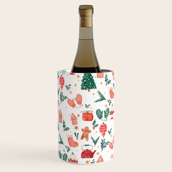 Holiday essentials illustration Wine Chiller Gallery Image 2