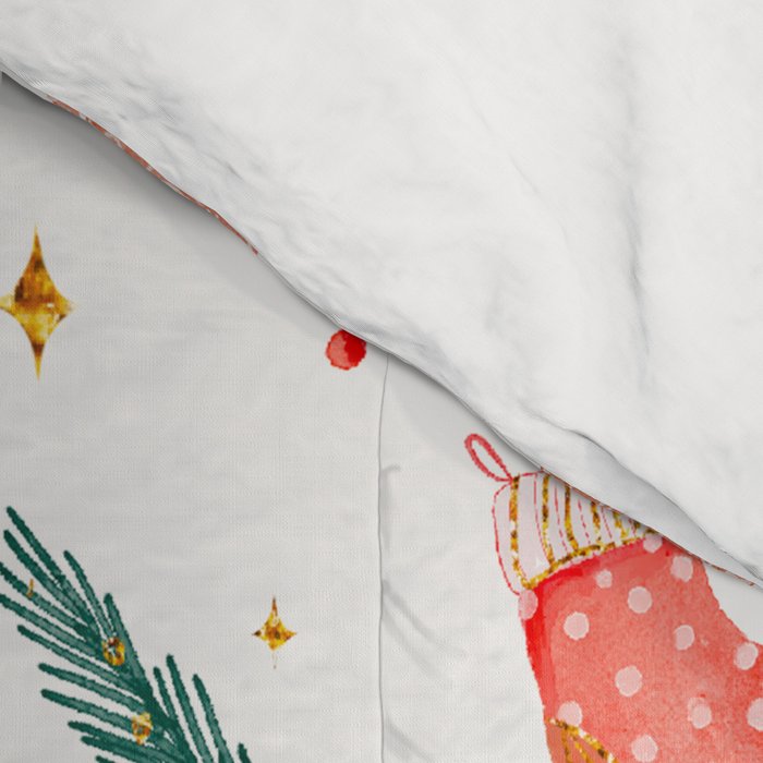 Holiday essentials illustration Comforter Gallery Image 4