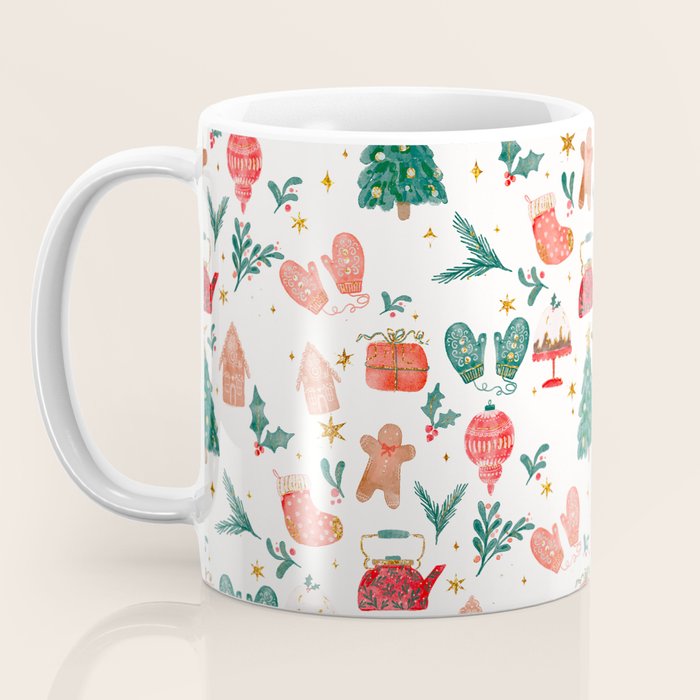 Holiday essentials illustration Coffee Mug Gallery Image 3