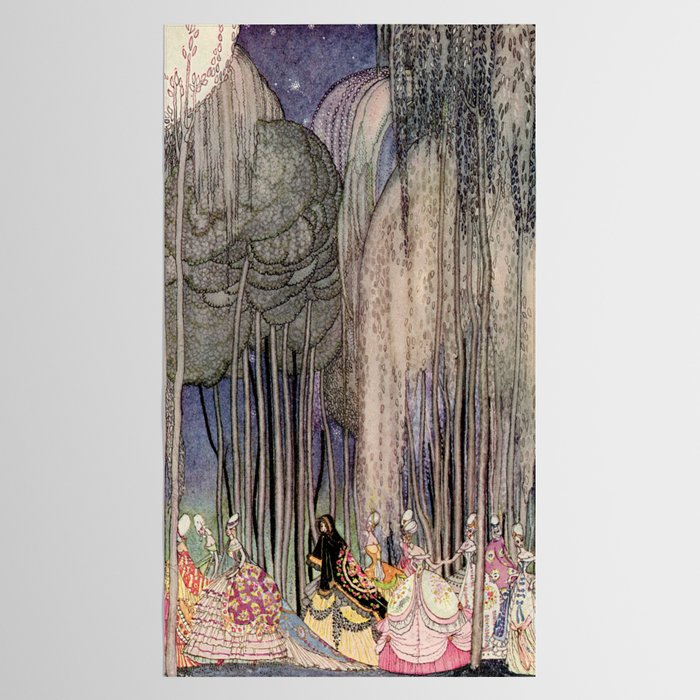 Kay Nielsen Of The Twelve Dancing Princesses From In Powder And Crinoline Tablecloth Gallery Image 2