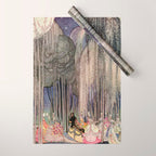 Kay Nielsen Of The Twelve Dancing Princesses From In Powder And Crinoline Wrapping Paper Gallery Image 1