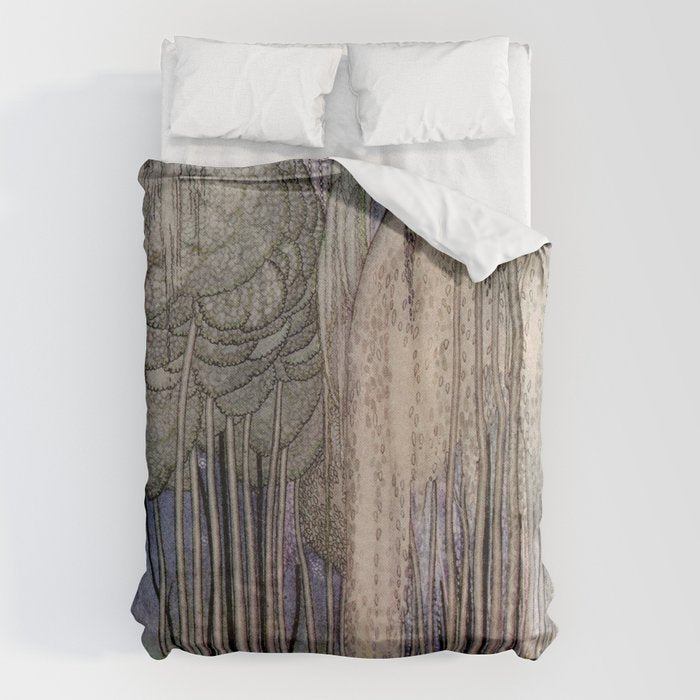 Kay Nielsen Of The Twelve Dancing Princesses From In Powder And Crinoline Duvet Cover Gallery Image 1
