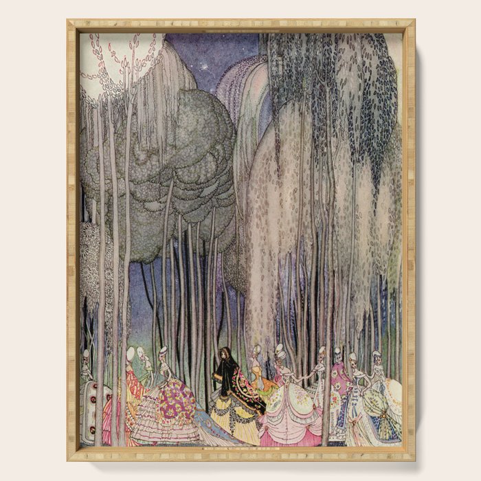 Kay Nielsen Of The Twelve Dancing Princesses From In Powder And Crinoline Serving Tray Gallery Image 1