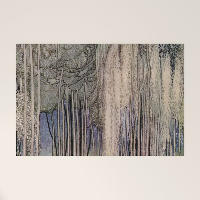 Kay Nielsen Of The Twelve Dancing Princesses From In Powder And Crinoline Welcome Mat Gallery Image 1