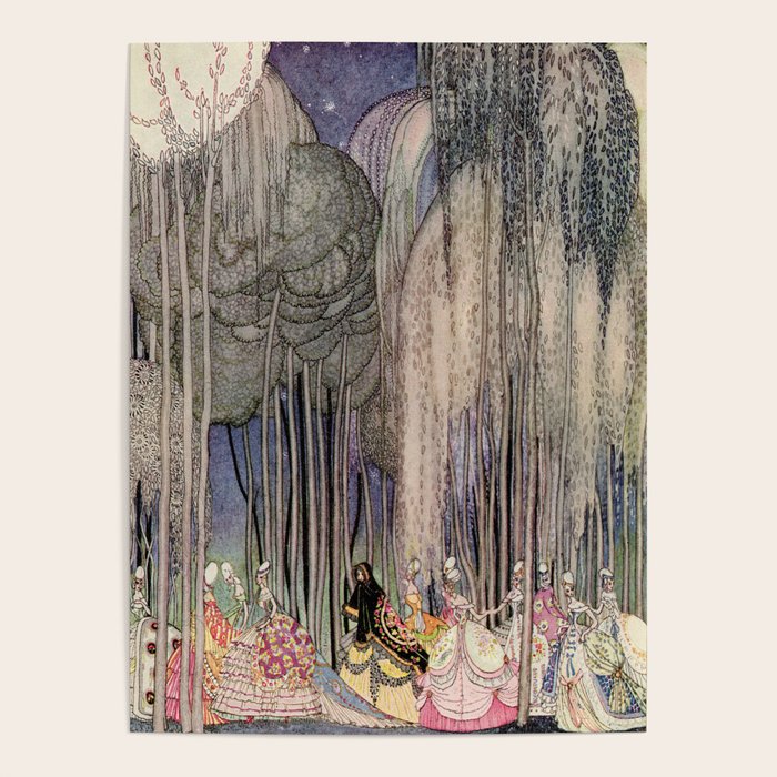 Kay Nielsen Of The Twelve Dancing Princesses From In Powder And Crinoline Poster Gallery Image 1
