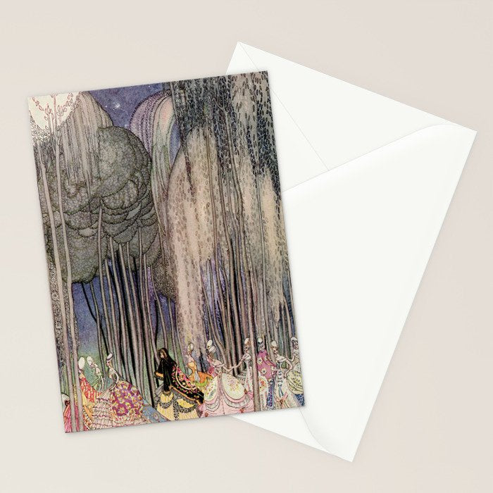 Kay Nielsen Of The Twelve Dancing Princesses From In Powder And Crinoline Stationery Card Gallery Image 2